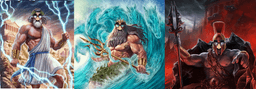 Fan-made major gods for a potential Roman civ: Jupiter, Neptune and Pluto