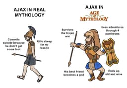 Ajax's fate is better in the games